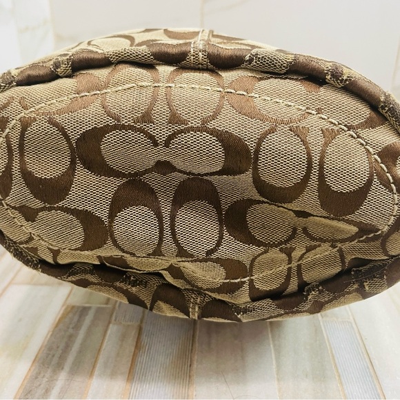 Coach duffle bleeker hobo Signature logo canvas Bag crossbody 11437 - Picture 6 of 16